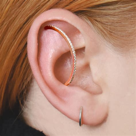 Rose Gold Cartilage Earrings